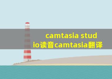 camtasia studio读音camtasia翻译